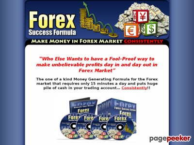 Forex Success Formula - Make Money in Forex Market Consistently! 1
