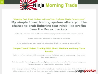 Simple 5 Minute Forex System | Ninja Morning Trade 1