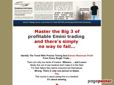 Emini Trading Course - Learn how to trade S&P 500 and Nasdaq-100 futures contracts. 1