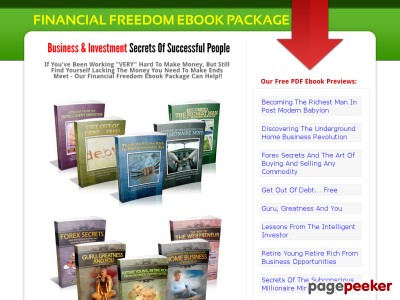 Financial Freedom Ebook Package 1