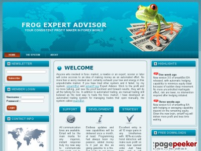 Frog Expert Advisor @ DobelFX.com 2
