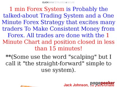 1 min FOREX System - Trade with 1 minute chart forex system 13