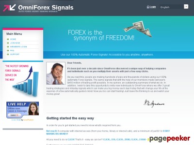 Omniforex Signals - No. 1 Forex Subscription Service. 89