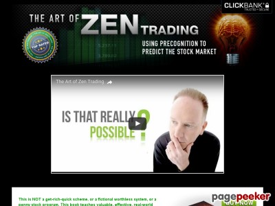 The Art of Zen Trading I Using precognition to predict the stock market 80