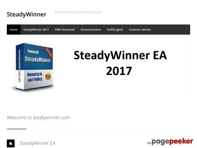 SteadyWinner – Home of an honest forex EA developer 71
