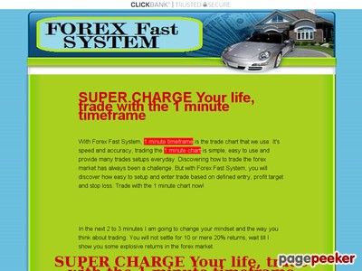 Forex Fast System - 1 Minute Timeframe Trading System 9