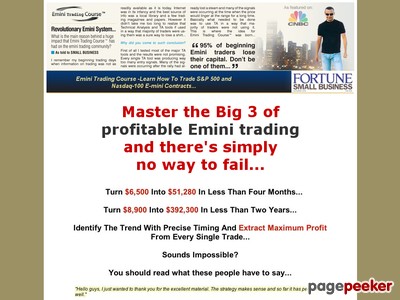Emini Trading Course - Learn how to trade S&P 500 and Nasdaq-100 futures contracts. 2