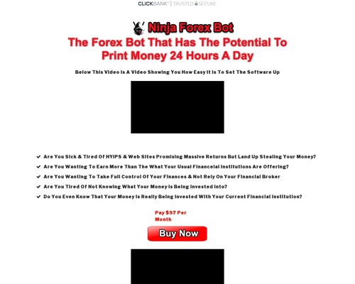 Forex Ninja Bot Presentation – How To Make Passive Income 2