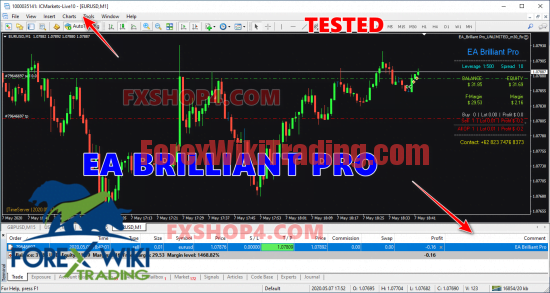 Forex Brill Pro Ea -[Cost $139]- Free Unlimited Version