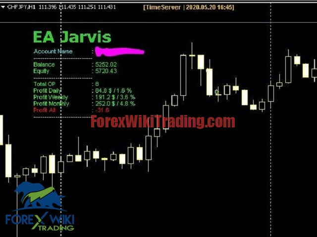 EA True Currency Trend - Free Version 2 jarvis ea true currency trend screen 6340