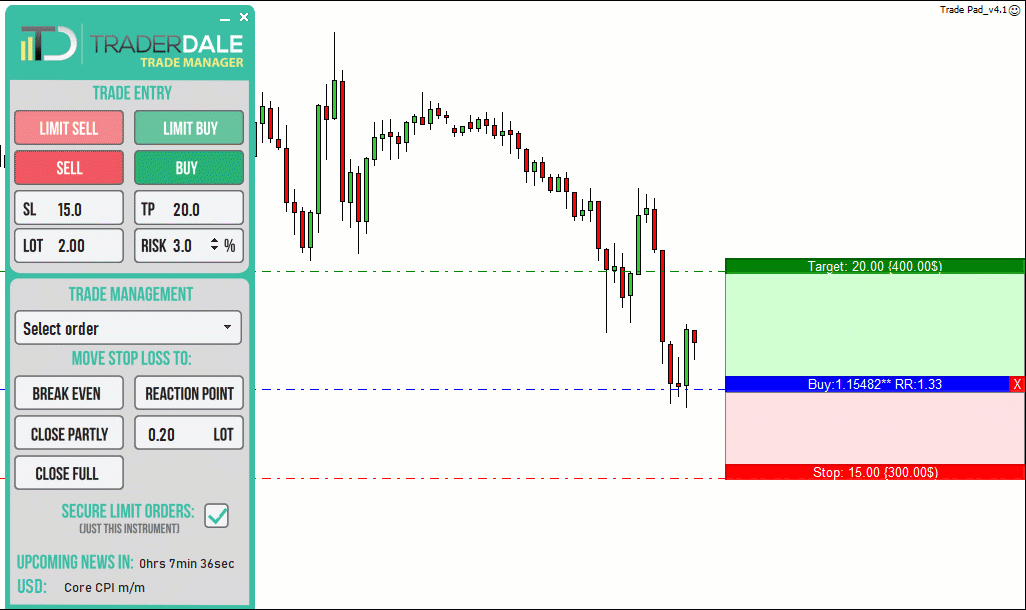 Forex Trade Manager Software MT4 - Amazing Trader Panel 6