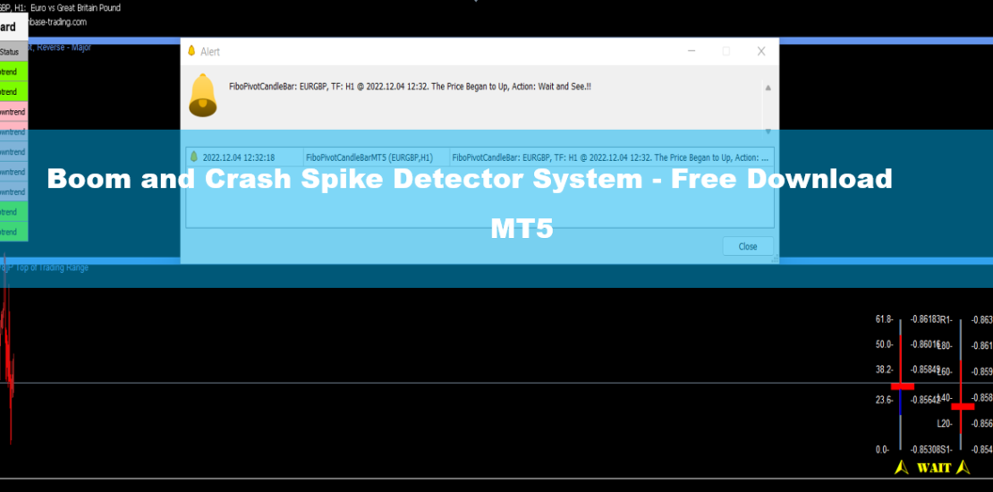Boom and Crash Spike Detector System MT5 - Free Download 1