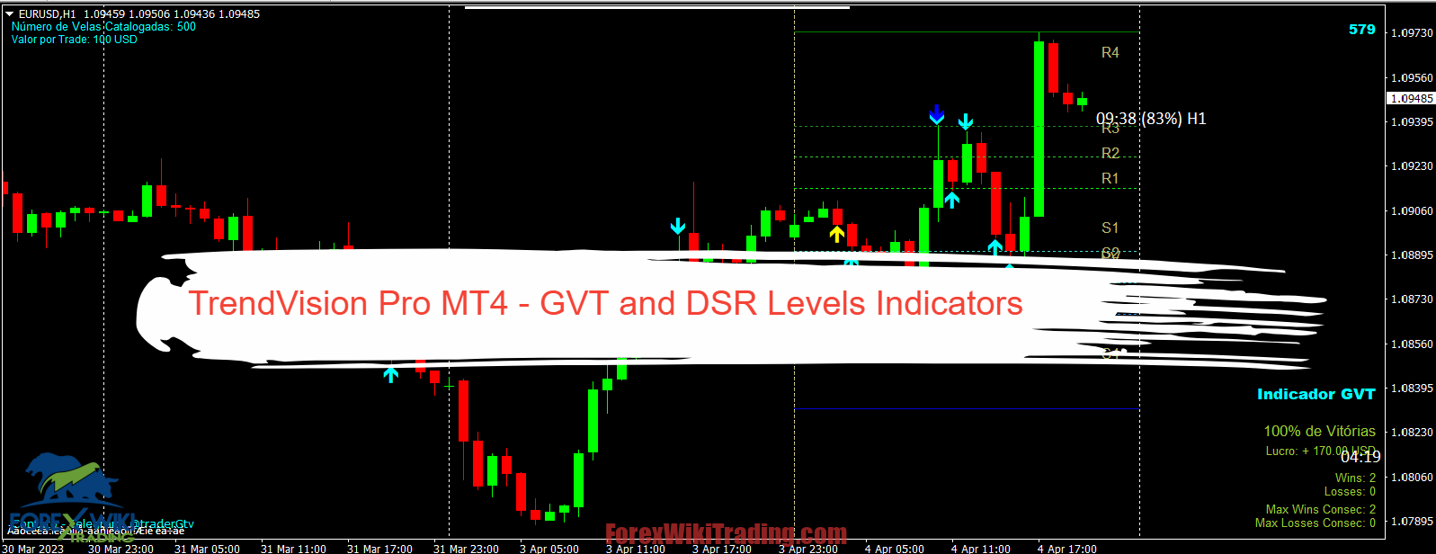 TrendVision Pro MT4 - GVT And DSR Levels Indicators