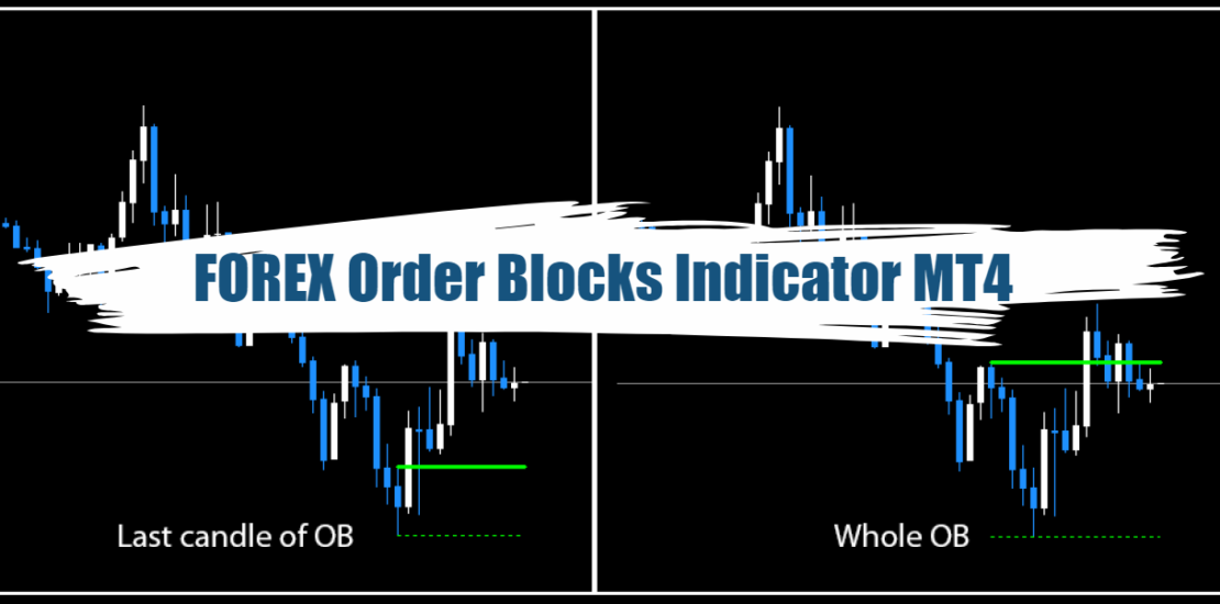 FOREX Order Blocks Indicator MT4 : The "Smart Money" Footprint in Charts 24