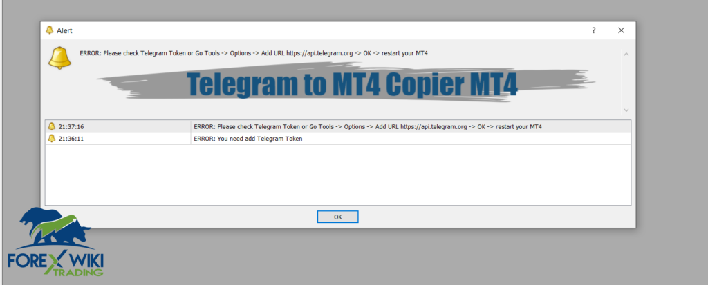 Telegram to MT4 Copier MT4 - Free Download 6