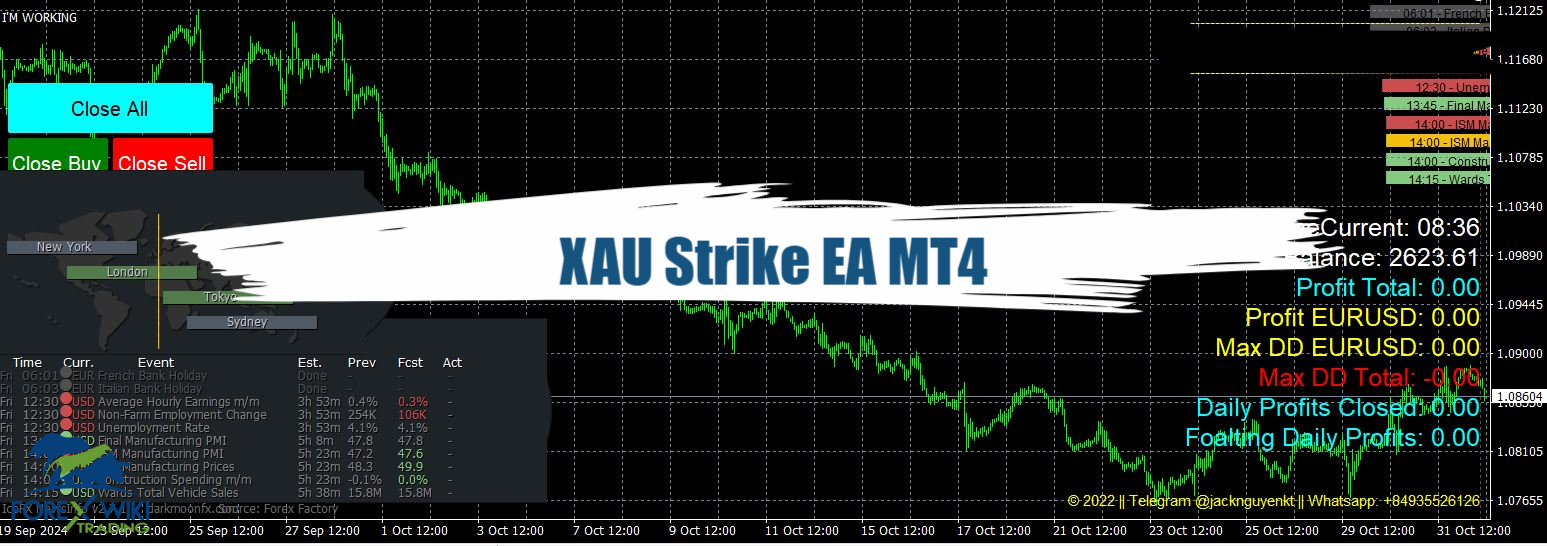 XAU Strike EA MT4 - Free Download 32