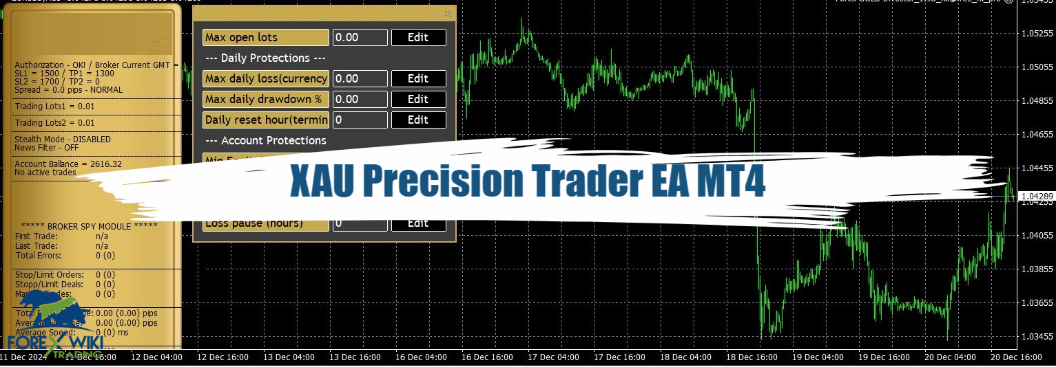 XAU Precision Trader EA MT4 - Free Download 1